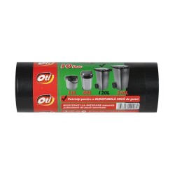 Saci pentru Menaj OTI, 120L, 70x110 cm, 10 Buc/Rola, Negru, Saci Menaj, Saci de Gunoi, Saci Menajeri 120L, Saci de Gunoi Negri, Saci Menajeri Negri Saci pentru Menaj OTI, 120L, 70x110 cm, 10 Buc/Rola, Negru, Saci Menaj, Saci de Gunoi, Saci Menajeri 120L, Saci de Gunoi Negri, Saci Menajeri Negri