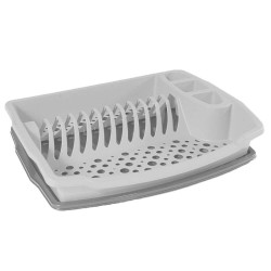 Scurgator de Vase si Tacamuri STERK, 43 x 33.5 x 7 cm, cu Tavita, Alba, Scurgator pentru Tacamuri si Farfurii, Suport Uscator Tacamuri si Vase, Suport Scurgator pentru Vase, Suport Uscator Bucatarie Scurgator de Vase si Tacamuri STERK, 43 x 33.5 x 7 cm, cu Tavita, Alba, Scurgator pentru Tacamuri si Farfurii, Suport Uscator Tacamuri si Vase, Suport Scurgator pentru Vase, Suport Uscator Bucatarie
