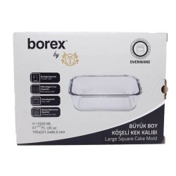 Vas Termo Borex, 165x221.5x66.5 mm, Sticla, 1520 ml, Vas Yena, Vas de Yena, Vas din Yena, Vase Yena, Vase de Yena, Vase din Yena, Tava Yena, Tava de Yena, Tava din Yena, Tavi Yena, Tavi de Yena, Tavi din Yena, Vas de Sticla Termorezistenta