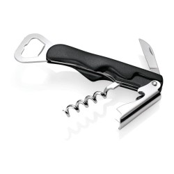 Tirbuson Metalic cu Desfacator Bere, Negru, Tibusoane cu Desfacator, Tibuson Metal cu Filet si Deschizator, Tirbuson Filet cu Desfacator Sticle, Tirbusoane cu Filet, Tirbuson din Metal cu Desfacator Capace, Tirbusoane cu Desfacator pentru Dopuri