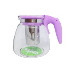 Ceainic cu Infuzor Shangyixin, Sticla, Inox, Plastic, Mov, Infuzor Ceai, Infuzor de Sticla, Ceainic de Sticla, Infuzor Ceai de Sticla, Ceainice cu Infuzor, Infuzor Ceainic, Infuzoare Ceainice, Infuzoare de Ceai, Ceainic de Sticla, Infuzor Cafea