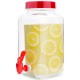 Dispenser Limonada Herevin, 5L, cu Robinet, Sticla/Plastic, Dispensere cu Robinet pentru Limonada, Dispensere Limonada 5L cu Robinet, Dozator pentru Bauturicu Robinet, Recipiente si Dispensere cu Robinet pentru Sucuri si Limonade