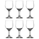 Set 6 Pahare Pasabahce Tulipe, 315 ml, Set Pahare Bar 315 ml, Pahare pentru Sucuri si Apa 315 ml, Set Pahare de Sticla cu Picior, Pahare cu Picior pentru Bauturi, Accesorii pentru Bar, Set Pahare cu Picior din Sticla