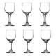 Set 6 Pahare Vin Alb Pasabahce Tulipe, 200 ml, Set Pahare pentru Vin 200 ml, Pahare pentru Vinuri 200 ml, Set Pahare Vin din Sticla cu Picior, Pahare cu Picior pentru Bauturi si Vinuri, Accesorii pentru Bar, Set Pahare cu Picior din Sticla pentru Vin