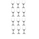 Set 12 Pahare din Sticla Incolora 175 ml, Pasabahce Bistro, pentru Vin Alb, cu Picior, Pahare Vin Alb, Pasabahce Pahare, Pahare Bistro