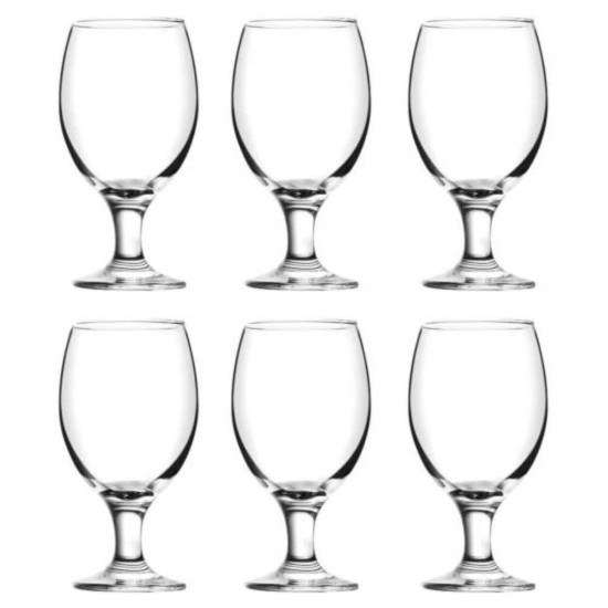 Pahar din Sticla Incolora, Pasabahce Bistro, 12 Buc/Set, 195 Ml Capacitate,160 Mm Inaltime, Pentru Apa, Cu Picior, Pahare Sticla Pasabahce, Pahare Cristal Transparente, Pahare Ieftine, Pahare cu Picior pentru Apa, Pahare cu Picior din Sticla Incolore