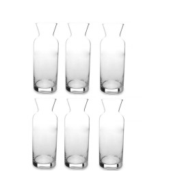Carafa din Sticla Incolora, Pasabahce Village, 6 Buc/Set, 1260 Ml Capacitate, Pentru Vin, Carafa Sticla Pasabahce, Carafa Cristal Transparenta, Carafa Transparenta Ieftina, Carafa pentru Vin din Sticla, Set de Carafe, Carafa Vin Capacitate 1000 Ml