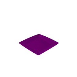 Farfurie Patrata Medie Sterk, 19x19x1.5 cm, Mov, Farfurie, Farfurie Plastic, Farfurie din Plastic, Farfurie Medie, Farfurie Medie Plastic, Farfurie Sterk, Farfurie Medie Sterk, Farfuruie Plastic Sterk