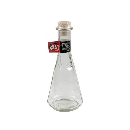 Toi Sticla cu Dop Sigilat OTI, 500 ml, Culoare Transparenta, Toi Romanesc cu Dop Pluta, Toi Traditional, Toi Traditional cu Dop Pluta, Toi Romanesc 500 ml, Toi cu Dop Pluta pentru Bauturi, Toiuri Traditionale