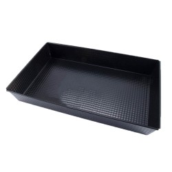 Tava Copt Prajituri, 35x22 cm, Neagra, Tavi pentru Cuptor, Tava pentru Prajitura la Cuptor, Tava pentru Pregatirea Prajiturilor la Cuptor, Tavi pentru Gatit Dulciuri la Cuptor, Tava Prajituri Cuptor