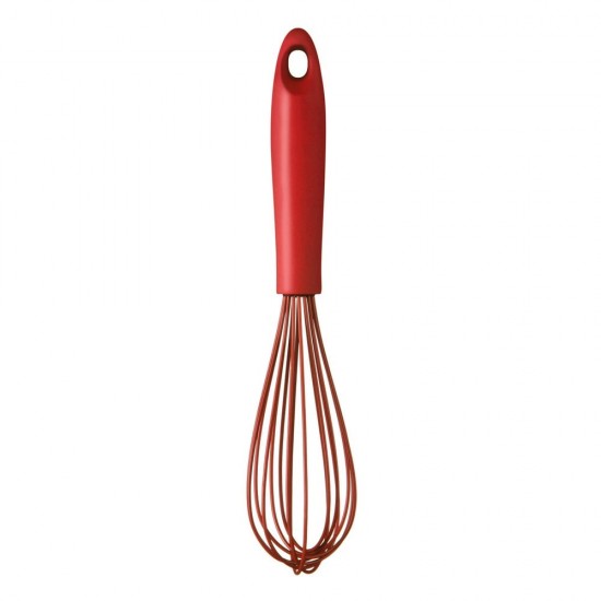 Tel din Silicon, Maner Plastic, Rosu, Teluri, Teluri din Silicon, Teluri pentru Bucatarie, Ustensile pentru Bucatarie, Tel de Bucatarie, Teluri pentru Gatit, Ustensile pentru Gatit
