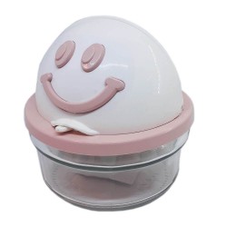 Set Zaharnita cu Lingurita, 410 ml, Roz/Alb, Material Sticla/Plastic, Zaharnita, Zaharnita cu Lingurita, Recipient Zahar, Zaharnita Sticla, Zaharnita din Sticla, Recipiente Zahar, Accesorii Bucatarie, Ustensile bucatarie r