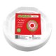 Farfurii din Plastic Alabala, Diametru 17 cm, 50 Buc/Set, Culoare Alba, Farfurii Unica Folosinta pentru Catering, Farfurii din Plastic pentru Desert, Farfurii Plastic de Unica Folosinta, Farfurii pentru Catering