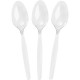 Linguri Plastic de Unica Folosinta OTI Lux, 100 Buc/Set, Lungime 16.3 cm, Transparente, Set Linguri de Plastic, Tacamuri de Unica Folosinta, Linguri Transparente din Plastic, Linguri din Plastic Transparent, Linguri pentru Catering