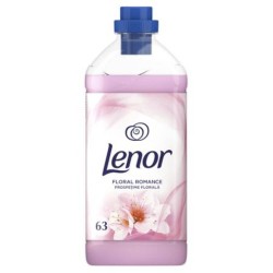 Balsam Rufe Lenor Floral Romance, 1.9 L, 63 Spalari, Parfum Floral, Detergent pentru Haine, Balsamuri pentru Rufe, Balsam pentru Ingrijire Haine, Balsamuri pentru Haine