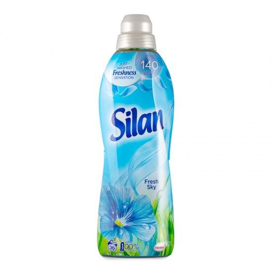 Balsam Rufe Silan Fresh Sky, 925 ml, 36 Spalari, Parfum Mediteranean, Detergent pentru Haine, Balsamuri pentru Rufe, Balsam pentru Ingrijire Haine, Balsamuri pentru Haine