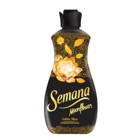 Balsam Rufe SEMANA Moonflower Golden Shine, 1 L, 40 Spalari, Parfum Floral, Balsam Semana pentru Rufe, Balsam de Rufe cu Miros Floral, Balsam de Rufe Profesional, Detergent si Balsam de Rufe, Semana Moonflower, Semana pentru Rufe