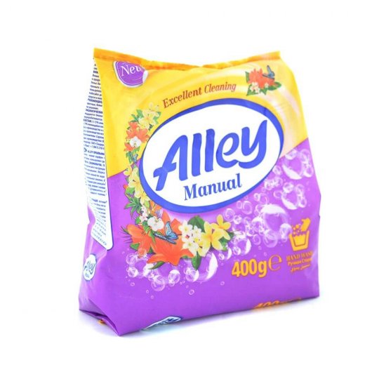 Detergent Manual Alley, Pudra, 400 g, Detergent Pudra Alley, Alley Detergent Manual pentru Rufe, Detergent Pudra pentru Rufe, Detergent de Rufe, Detergent Pudra Manual pentru Rufe, Detergent Manual Pudra pentru Rufe
