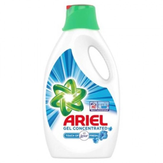 Detergent Lichid de Rufe Ariel Fresh, 2 L pentru 40 Spalari, Parfum Fresh, Detergent Lichid pentru Haine, Solutii Curatare Haine, Detergent Rufe Lichid, Detergent Lichid Rufe Colorate