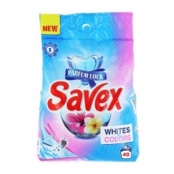 Detergent Pudra Automat de Rufe SAVEX 2 in 1 Whites&Colors, Cantitate 4 Kg, 40 Spalari, Parfum Floral, Detergent Automat pentru Haine Albe si Colorate, Detergenti Pudra pentru Haine, Solutii Curatare a Hainelor Detergent Pudra Automat de Rufe SAVEX 2 in 1 Whites&Colors, Cantitate 4 Kg, 40 Spalari, Parfum Floral, Detergent Automat pentru Haine Albe si Colorate, Detergenti Pudra pentru Haine, Solutii Curatare a Hainelor