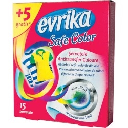 Set 15 Servetele Absorbante Antitransfer pentru Rufe Evrika Safe Color, Servetele Impotriva Transferului Culorilor, Servetel Antitransfer Haine, Servetele Antitransfer Haine, Set Servetele Antitransfer, Servetele Antitransfer Culoare Set 15 Servetele Absorbante Antitransfer pentru Rufe Evrika Safe Color, Servetele Impotriva Transferului Culorilor, Servetel Antitransfer Haine, Servetele Antitransfer Haine, Set Servetele Antitransfer, Servetele Antitransfer Culoare