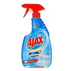 Solutie Spray AJAX Optimal 7 pentru Baie, Cantitate 600 ml, Detergent Degresant cu Pulverizator pentru Multi Suprafete, Detergent Ajax, Spary de Baie, Detergent Degresant Spray Solutie Spray AJAX Optimal 7 pentru Baie, Cantitate 600 ml, Detergent Degresant cu Pulverizator pentru Multi Suprafete, Detergent Ajax, Spary de Baie, Detergent Degresant Spray