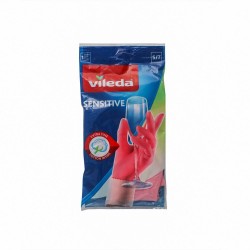 Manusi Menaj Vileda Sensitive, S, Roz, 1 Pereche, din Latex, Manusi Latex, Manusi de Latex, Manusi de Cauciuc, Manusi de Menaj, Manusi pentru Curatenie, Manusi Cauciuc, Manusi Roz de Latex, Manusi Roz de Menaj, Manusi Marimea S