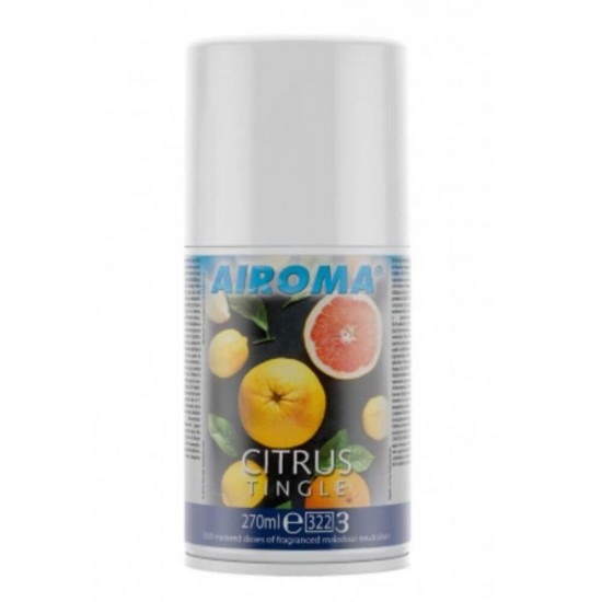 Rezerva Odorizant Camera AIROMA Citrus Tingle, 270 ml, Odorizant Spray pentru Camera, Rezerva Odorizant Spray, Odorizante pentru Casa, Odorizante Spray, Spray Odorizant Auto, Odorizante Profesionale, Rezerva Spray pentru Odorizant