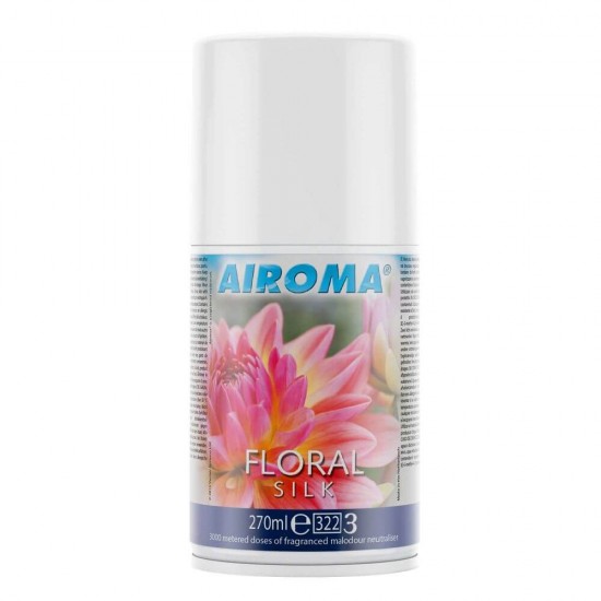 Rezerva Odorizant Camera AIROMA Floral Silk, 270 ml, Odorizant Spray pentru Camera, Rezerva Odorizant Spray, Odorizante pentru Casa, Odorizante Spray, Spray Odorizant Auto, Odorizante Profesionale, Rezerva Spray pentru Odorizant