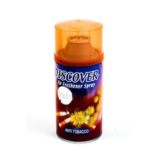 Rezerva Odorizant Camera DISCOVER Anti Tobaco, 320 ml, Odorizant Spray pentru Camera, Rezerva Odorizant Spray, Spray-uri Odorizante, Odorizante pentru Casa, Spray Odorizant Auto, Odorizante Profesionale, Rezerva Spray pentru Odorizant