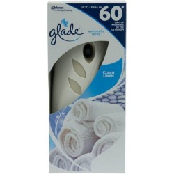 Set Aparat si Odorizant GLADE Clean Linen, 18 ml, Set Odorizant de Camera cu Rezerva GLADE, Rezerva cu Odorizant de Camera GLADE, Set GLADE Odorizant cu Rezerva, Odorizante de Camera cu Rezerva, Odorizant de Camera cu Rezerva