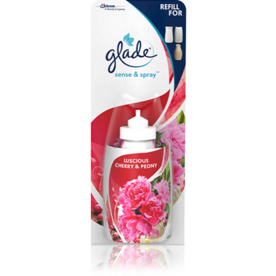 Rezerva Odorizant GLADE Sense & Spray, Peony & Cherry, 18 ml, Rezerva Odorizant Camera, Rezerva Odorizant Glade Peony & Cherry, Rezerva Glade Bujor, Rezerva Sense & Spray Bujor, Rezerva Odorizant Glade 18 ml