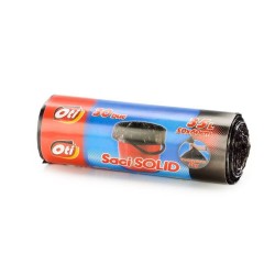 Saci Menajeri OTI SOLID, 35L, 50x60 cm, 30 Buc/Rola, Culoare Neagra, Articole Curatenie, Saci Menaj, Saci de Gunoi, Saci Menajeri 35L, Saci pentru Galeata de Gunoi  Saci Menajeri OTI SOLID, 35L, 50x60 cm, 30 Buc/Rola, Culoare Neagra, Articole Curatenie, Saci Menaj, Saci de Gunoi, Saci Menajeri 35L, Saci pentru Galeata de Gunoi