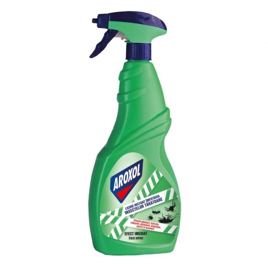 Spray Insecticid Aroxol Instant, 750 ml, Importiva Insectelor Taratoare, Insecticid Instant Aroxol, Insecticid cu Efect Imediat, Insecticid Efect Instant, Spray Insecticid Instant, Spray pentru Insecte, Spray Anti Gandaci, Spray Anti Taratoare