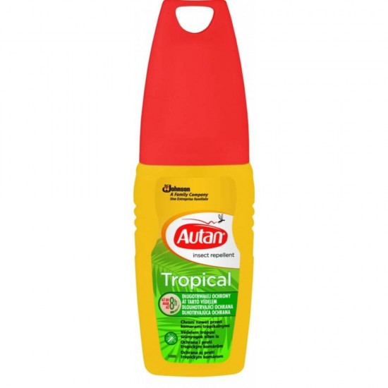 Lotiune Anti-Intepaturi Insecte AUTAN Tropical, 100 ml, Lotiune Protectoare Intepaturi Insecte, Lotiune Contra Intepaturilor de Insecte, Solutie Anti Intepaturi Tantari, Solutii Protectie Anti Muscaturi Tantari, Solutie Protectie Tantari