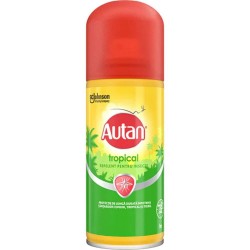 Solutie Spray Anti-Intepaturi Insecte AUTAN Tropical, 100 ml, Solutie Spray Protectoare Intepaturi Insecte, Spray Contra Intepaturilor de Insecte, Solutie Spray Anti Intepaturi Tantari, Solutii Protectie Anti Muscaturi Tantari, Solutie Protectie Tantari