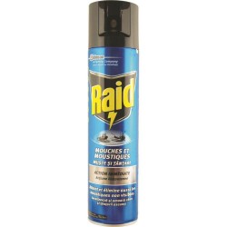 Spray Raid Muste si Tantari, 400 ml, Insecticid, Spray Insecticid, Solutie pentru Muste si Tantari, Solutie Pulverizatoare pentru Tantari, Spray pentru Tantari, Solutie Anti Tantari, Solutii Insecticide, Spray Anti Tantari