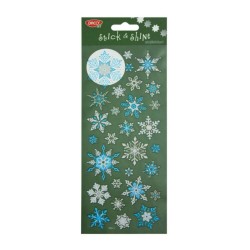 Abtibild DACO Stick&Shine Model Fulgi de Zapada, Material Plastic Autoadeziv, 29 Buc/Set, Culori Alb/Albastru, Sticker, Autocolant Daco, Autocolante Copii, Stickere Decorative, Stickere pentru Copii, Set de Abtibilduri, Abtibilduri de Craciun Abtibild DACO Stick&Shine Model Fulgi de Zapada, Material Plastic Autoadeziv, 29 Buc/Set, Culori Alb/Albastru, Sticker, Autocolant Daco, Autocolante Copii, Stickere Decorative, Stickere pentru Copii, Set de Abtibilduri, Abtibilduri de Craciun