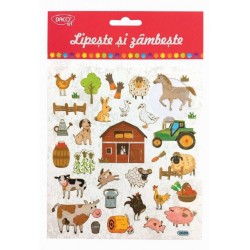 Abtibilduri DACO Lipeste si Zambeste, Model Ferma, Multicolor, 32 Buc/Set, Autocolante Copii, Stickere Decorative, Stickere pentru Copii, Abtibilduri Copii, Abtibilduri pentru Mobila, Autocolante Decorative Abtibilduri DACO Lipeste si Zambeste, Model Ferma, Multicolor, 32 Buc/Set, Autocolante Copii, Stickere Decorative, Stickere pentru Copii, Abtibilduri Copii, Abtibilduri pentru Mobila, Autocolante Decorative