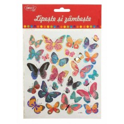 Abtibilduri DACO Lipeste si Zambeste, Model Fluturi, Multicolor, 27 Buc/Set, Autocolante Copii, Stickere Decorative, Stickere pentru Copii, Abtibilduri Copii, Abtibilduri pentru Mobila, Autocolante Decorative Abtibilduri DACO Lipeste si Zambeste, Model Fluturi, Multicolor, 27 Buc/Set, Autocolante Copii, Stickere Decorative, Stickere pentru Copii, Abtibilduri Copii, Abtibilduri pentru Mobila, Autocolante Decorative