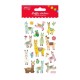 Abtibilduri DACO, Model Llame Pufoase,12 Buc/Set, Multicolor, Autocolante cu Llame Stickere Decorative, Stickere pentru Copii, Abtibilduri Copii, Abtibilduri pentru Mobila, Autocolante Decorative