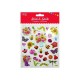 Abtibilduri DACO Lipeste si Zambeste, Model Gradina Flori, 30 Buc/Set, Multicolor, Abtibilde cu Flori, Autocolante cu Flori, Stickere Decorative, Stickere pentru Copii, Abtibilduri Copii, Abtibilduri pentru Mobila, Autocolante Decorative