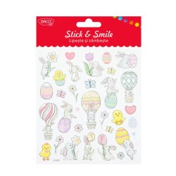 Abtibilduri Daco Lipeste si Zambeste, Model de Paste, 30 Buc/Set, Abtibilduri DACO Model Paste, Autocolante Copii, Stickere Decorative, Stickere pentru Copii, Abtibilduri Copii, Abtibilduri pentru Mobila, Autocolante Decorative