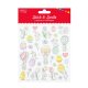 Abtibilduri Daco Lipeste si Zambeste, Model de Paste, 30 Buc/Set, Abtibilduri DACO Model Paste, Autocolante Copii, Stickere Decorative, Stickere pentru Copii, Abtibilduri Copii, Abtibilduri pentru Mobila, Autocolante Decorative