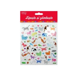 Abtibilduri DACO Lipeste si Zambeste, Model Pisici, Multicolor, 15x16.6 cm, 1 Folie, Autocolante Copii, Stickere Decorative, Stickere pentru Copii, Abtibilduri Copii, Abtibilduri pentru Mobila, Autocolante Decorative Abtibilduri DACO Lipeste si Zambeste, Model Pisici, Multicolor, 15x16.6 cm, 1 Folie, Autocolante Copii, Stickere Decorative, Stickere pentru Copii, Abtibilduri Copii, Abtibilduri pentru Mobila, Autocolante Decorative