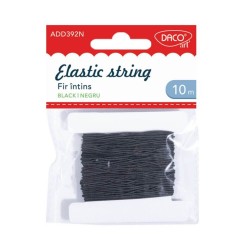 Fir Elastic Daco, 10 m, Negru