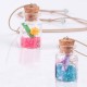Set 6 Mini Sticlute Daco, 4x2 cm, Sticla/Pluta
