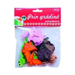 Forme Spuma Autoadeziva DACO, 40 Buc/Set, Model Gradina, Multicolor, Accesorii Craft, Accesorii Creatie, Animale Decorative Spuma, Animale Decorative cu Adeziv, Animalute Decorative din Spuma, Animalute din Spuma Adeziva, Insecte Spuma Autoadezive Forme Spuma Autoadeziva DACO, 40 Buc/Set, Model Gradina, Multicolor, Accesorii Craft, Accesorii Creatie, Animale Decorative Spuma, Animale Decorative cu Adeziv, Animalute Decorative din Spuma, Animalute din Spuma Adeziva, Insecte Spuma Autoadezive