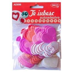 Inimi Spuma Autoadeziva DACO, 50 Buc/Set, Model Te Iubesc, Multicolor, Accesorii Craft, Accesorii Creatie, Inimioare Decorative din Spuma, Inimioare Decorative cu Adeziv, Set Inimioare cu Lipici, Inimi Decorative din Spuma, Inimi din Spuma Adeziva Inimi Spuma Autoadeziva DACO, 50 Buc/Set, Model Te Iubesc, Multicolor, Accesorii Craft, Accesorii Creatie, Inimioare Decorative din Spuma, Inimioare Decorative cu Adeziv, Set Inimioare cu Lipici, Inimi Decorative din Spuma, Inimi din Spuma Adeziva