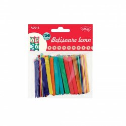Betisoare de Lemn Daco, 150 Buc/Set, Multicolor, Accesorii Creatie, Accesorii Craft, Bete Late de Lemn, Bete din Lemn Late, Betisoare din Lemn, Betisoare Crafting, Betisoare pentru Crafting, Betisoare pentru Construit, Betisoare Colorate pentru Construit Betisoare de Lemn Daco, 150 Buc/Set, Multicolor, Accesorii Creatie, Accesorii Craft, Bete Late de Lemn, Bete din Lemn Late, Betisoare din Lemn, Betisoare Crafting, Betisoare pentru Crafting, Betisoare pentru Construit, Betisoare Colorate pentru Construit